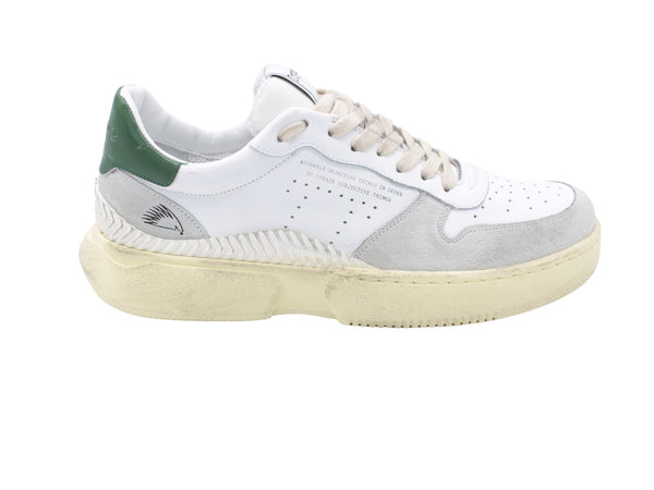 S128 white-green sneaker