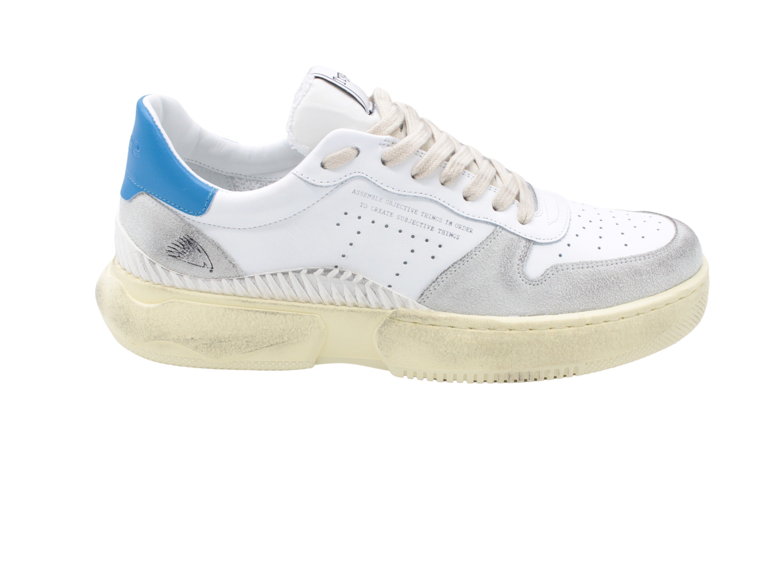 S129 white-blue sneaker