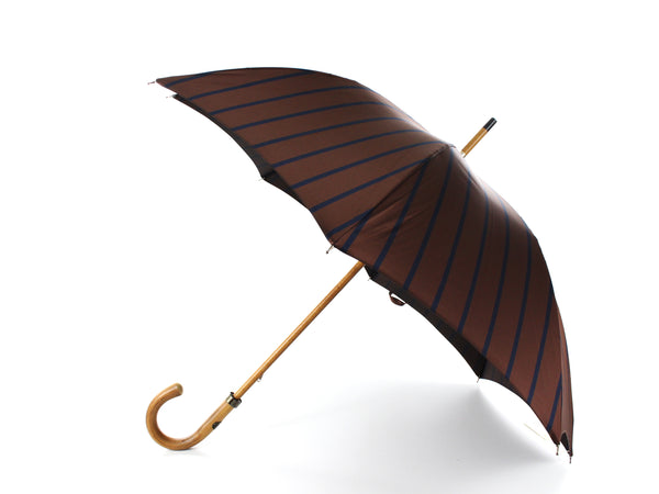 Big brown / blue umbrella